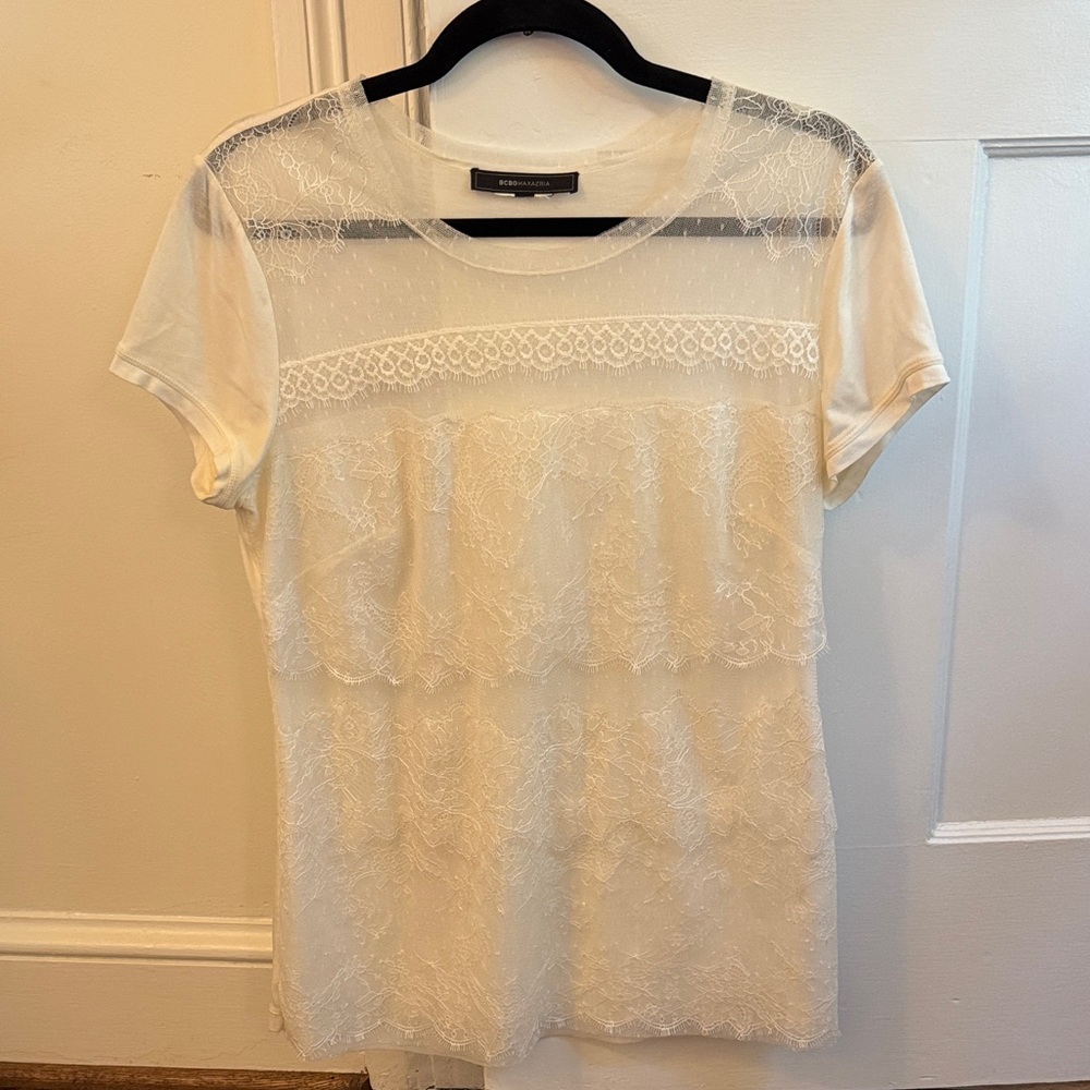 Cream Lace Blouse